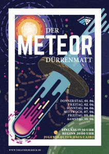 Das Plakat für den Meteor